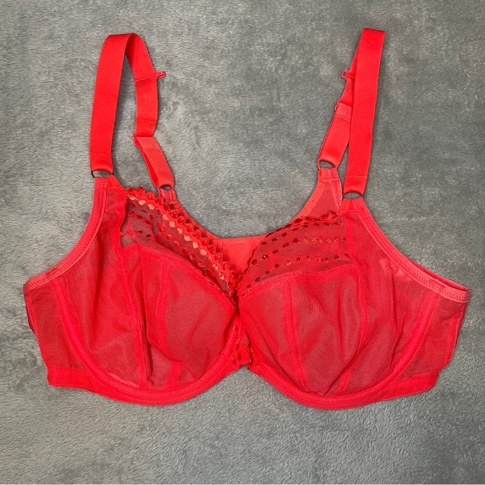 Elomi Matilda bra, 36 DD, red - Picture 2 of 6